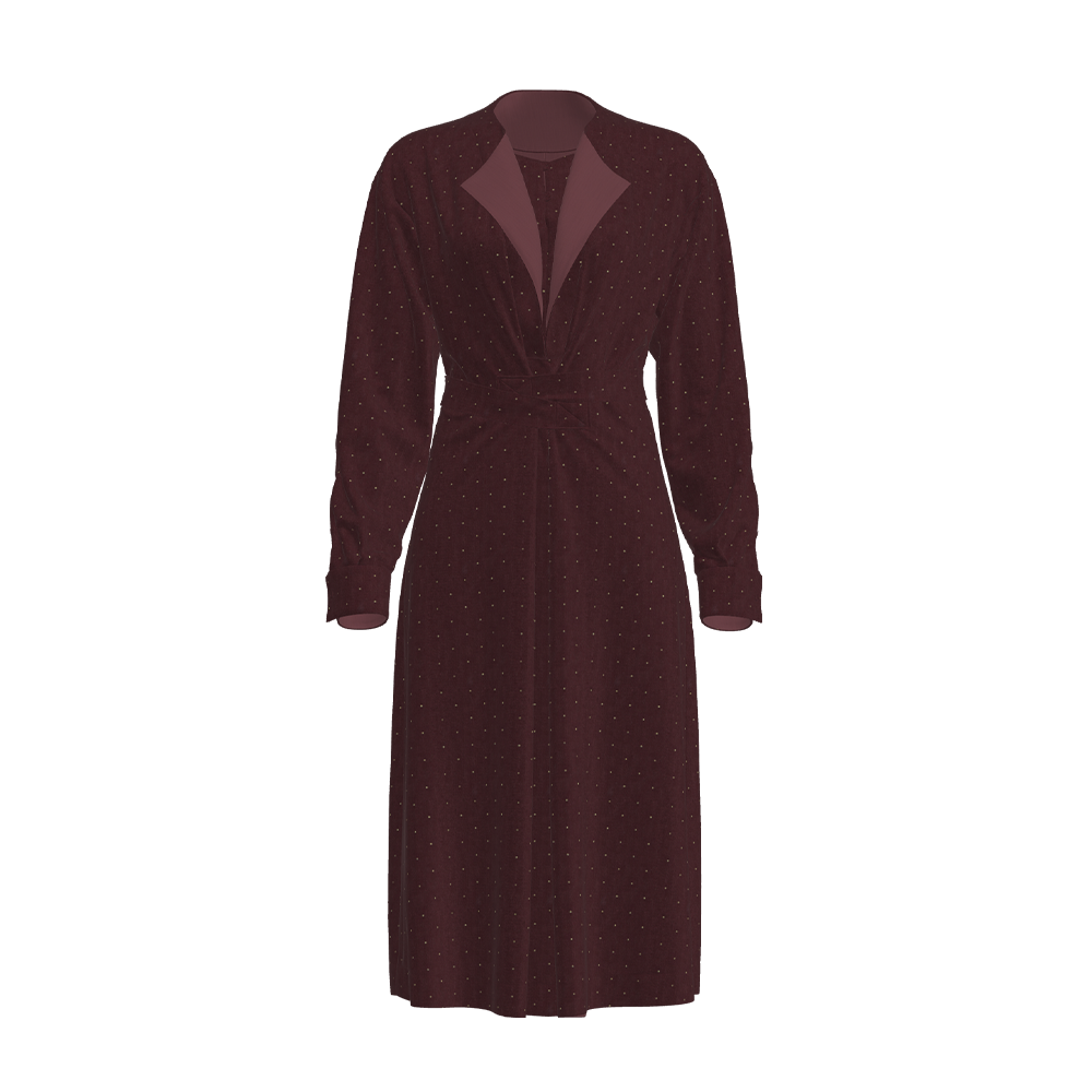 T/S Folie Print Velvet