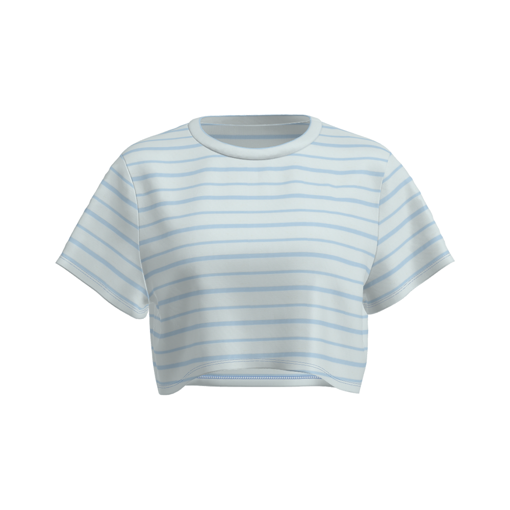 Vår- og sommermotesjarmen av bomull og lin blandet enkelttrøye